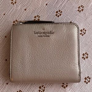kate spade tan Leather Wallet